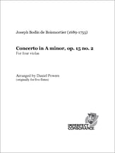 Concerto in A minor, op. 15 no. 2 P.O.D. cover